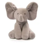 2019 electric gund baby animated flappy the elephant plush toy