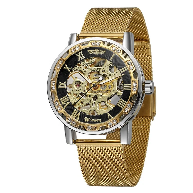 Mechanical Watch Men Women Luxury Hand Wind Mechanical Watches Crystal Skeleton Stainless Steel Band Unisex Wristwatches Relogio
Mechanical Watch Men Women Luxury Hand Wind Mechanical Watches Crystal Skeleton Stainless Steel Band Unisex Wristwatches Relogio