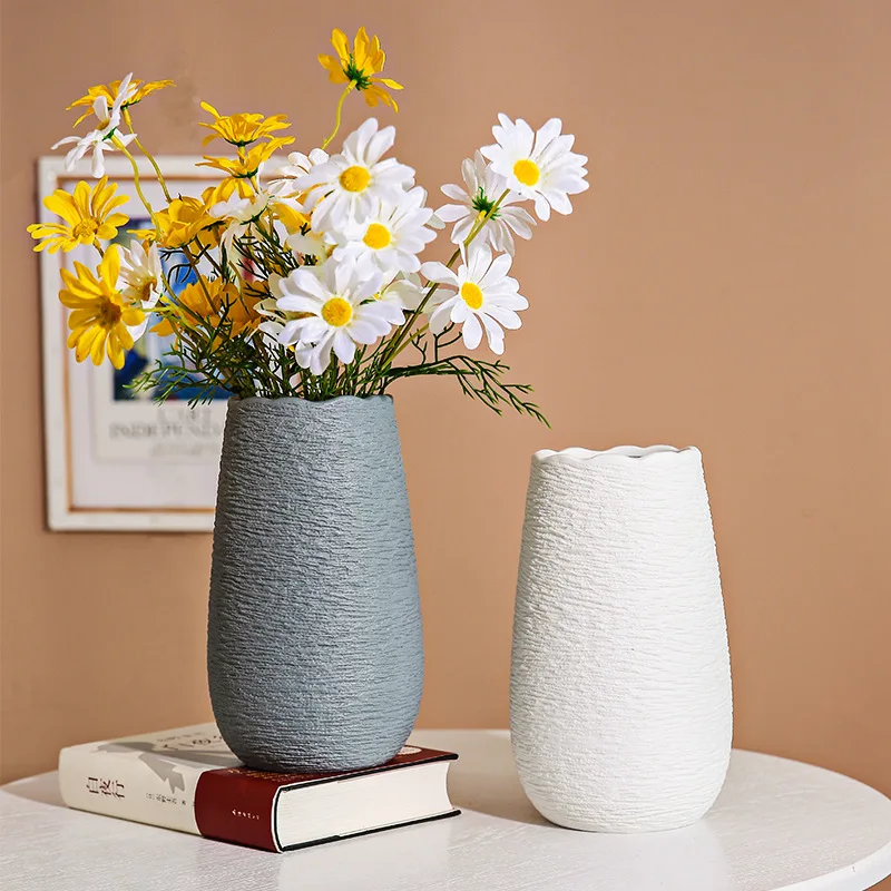 New nordic Chinese White Ceramic Vase Home Hotel Delivery Arts Floor unique modern design cylinder decorative vases
New nordic Chinese White Ceramic Vase Home Hotel Delivery Arts Floor unique modern design cylinder decorative vases