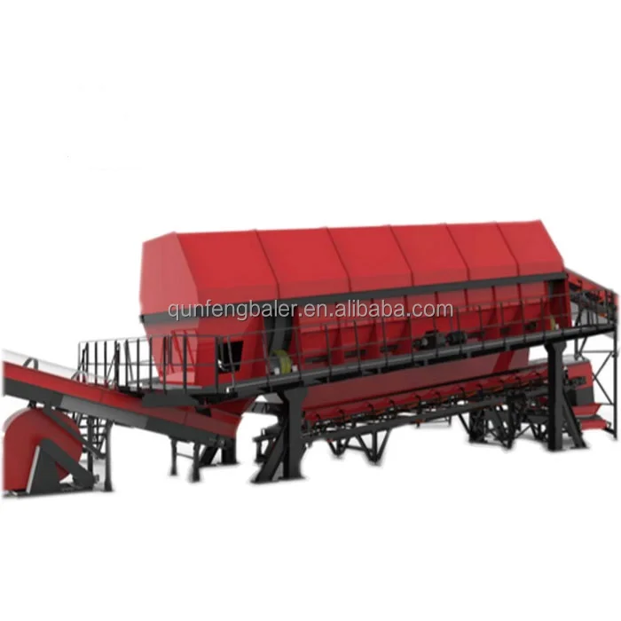 Automatic municipal waste recycling plant Urban Garbage Sorting plant screw sorting machines for sorting MSW