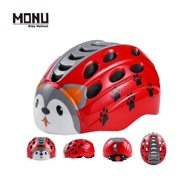 MONU Wholesale Colorful Fit System with Led Light Bicycle Helmet for Kid, 3 colors, custom
MONU Wholesale Colorful Fit System with Led Light Bicycle Helmet for Kid, 3 colors, custom