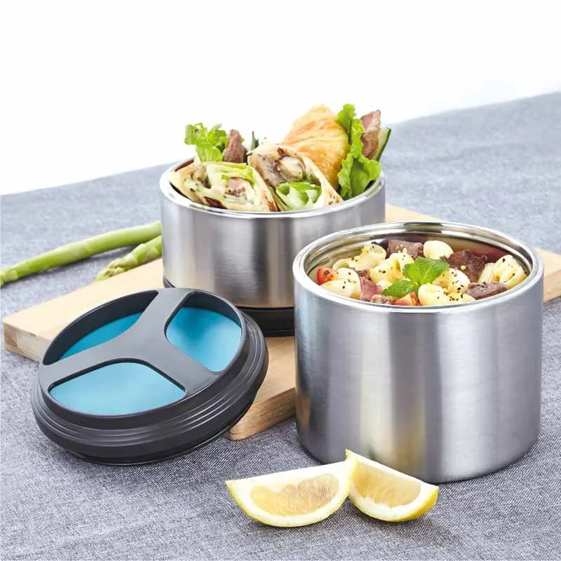 Vacuum stainless steel lunch box 10 hours long-term heat preservation double layer lunch box
Vacuum stainless steel lunch box 10 hours long-term heat preservation double layer lunch box