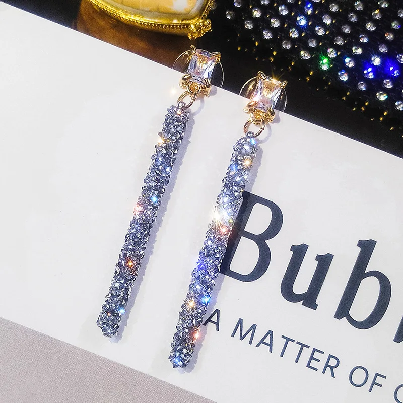 2019 new arrival classic geometric earrings long dangle drop earrings for woman female fashion jewelry Korean crystal earrings
2019 new arrival classic geometric earrings long dangle drop earrings for woman female fashion jewelry Korean crystal earrings