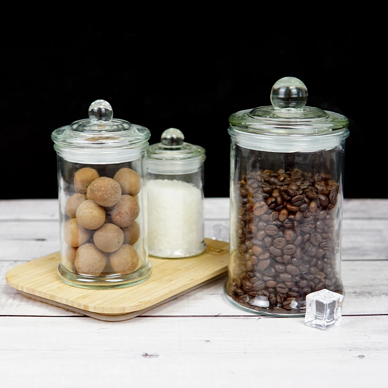 Wholesale 130ml 310ml 670ml round shape Seasoning glass container cruet Spice Jar With Lid, Clear transparent 
Wholesale 130ml 310ml 670ml round shape Seasoning glass container cruet Spice Jar With Lid, Clear transparent