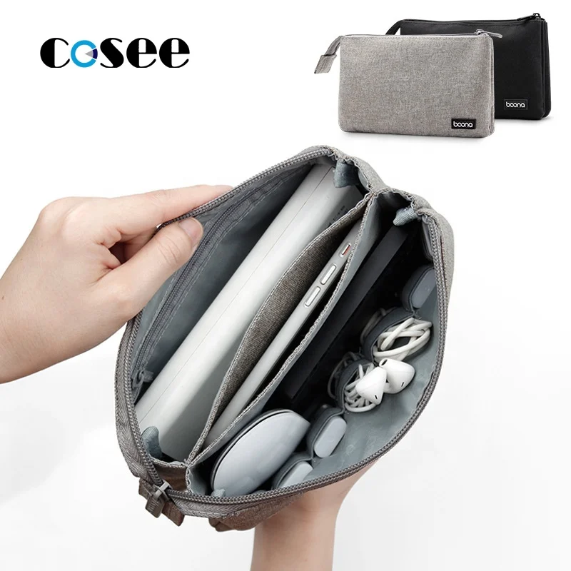 Electronics Accessories Organizer Small Travel Cable Zipper Storage Bag for Hard Drives Charger Phone USB SD Card
Electronics Accessories Organizer Small Travel Cable Zipper Storage Bag for Hard Drives Charger Phone USB SD Card