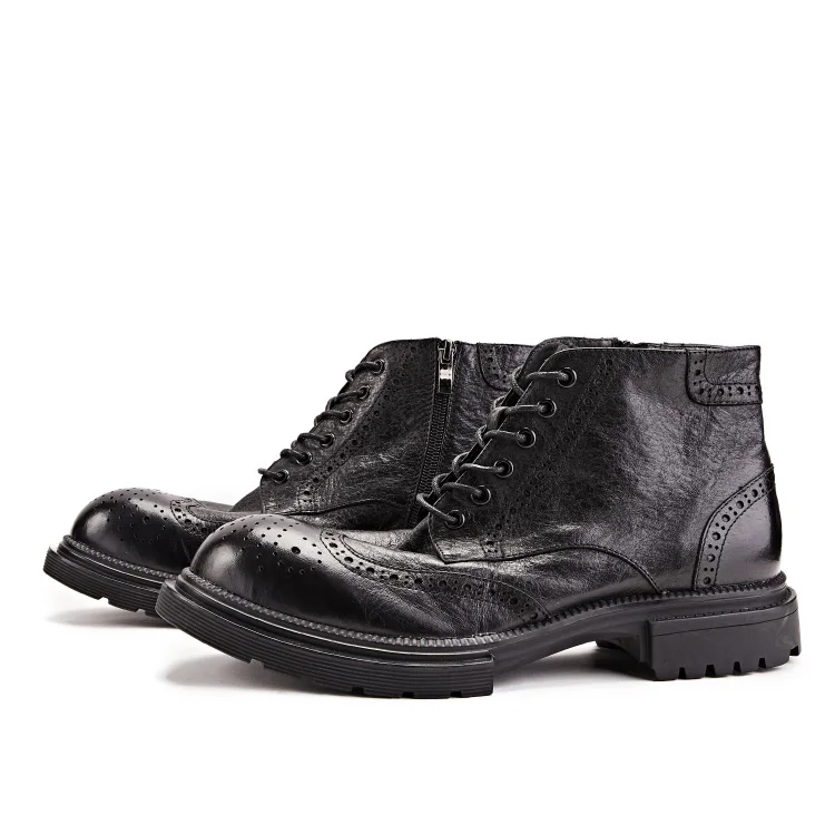Factory Hot Sales Modern Design New Product HERILIOS Winter Italian Waterproof Men's Leather Shoe, Black
Factory Hot Sales Modern Design New Product HERILIOS Winter Italian Waterproof Men's Leather Shoe, Black
