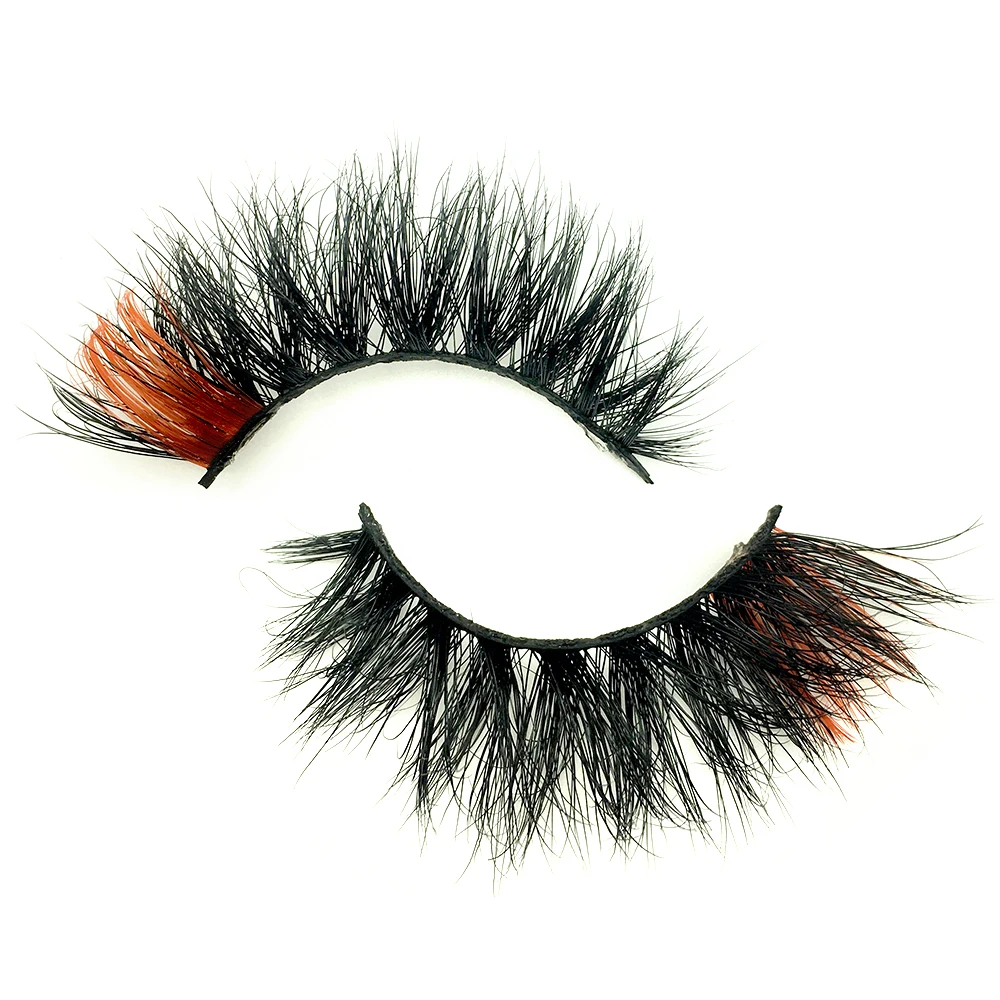 MC10R wholesale color mink eyelashes real 3d mink eyelashes 25mm mink colorful strip eyelashes lash, Natural black
MC10R wholesale color mink eyelashes real 3d mink eyelashes 25mm mink colorful strip eyelashes lash, Natural black