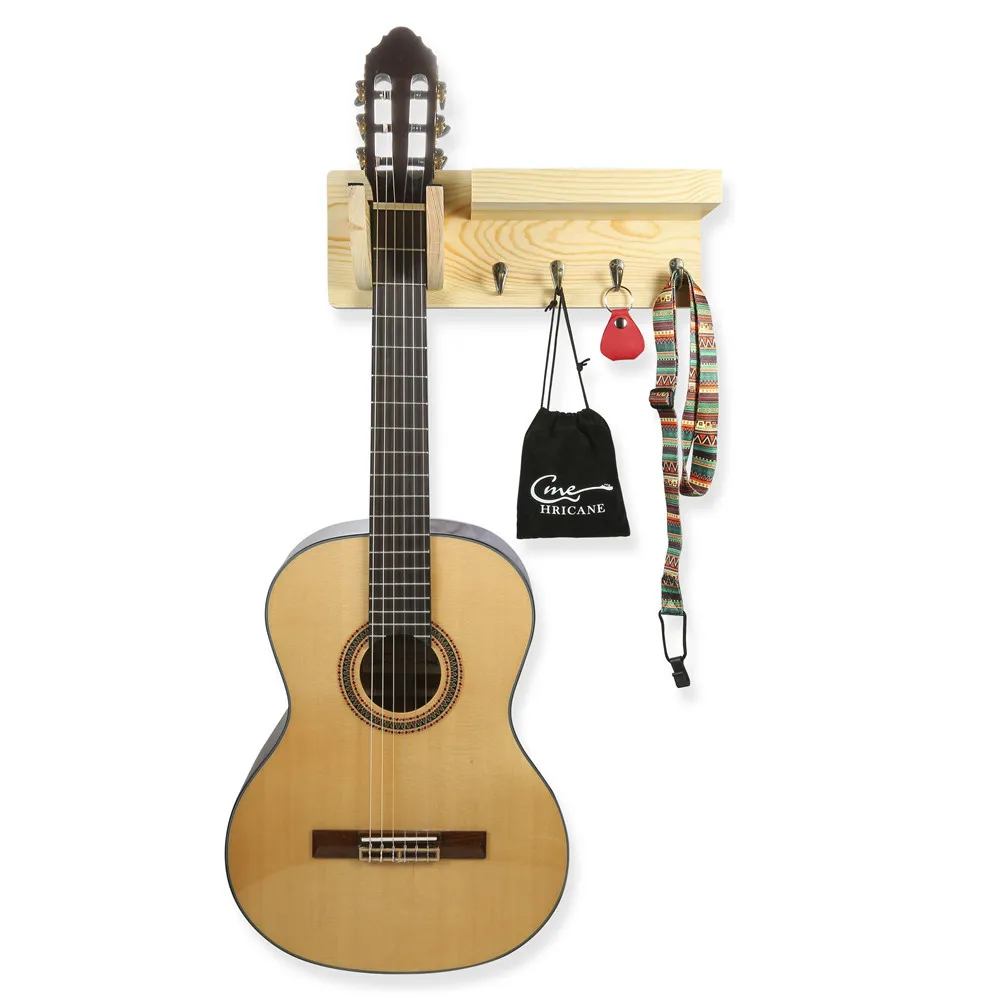 Hricane Multifunctional guitar hanger Guitar Rack Wall Mounted Holder For Ukulele Guitar Bass, Nature
Hricane Multifunctional guitar hanger Guitar Rack Wall Mounted Holder For Ukulele Guitar Bass, Nature