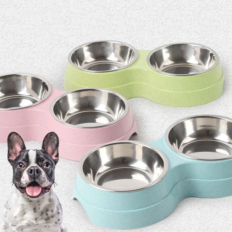 Dropshipping Double Pet Bowls Dog Food Water Feeder Stainless Steel Pet Drinking Dish Feeder Cat Puppy Feeding Supplies, Blue,pink
Dropshipping Double Pet Bowls Dog Food Water Feeder Stainless Steel Pet Drinking Dish Feeder Cat Puppy Feeding Supplies, Blue,pink