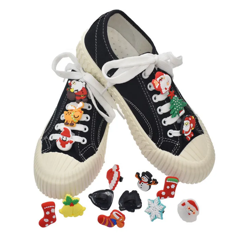 Cute Christmas cartoon shoe charms DIY Sneaker Shoes Accessories PVC Shoelace Buckle Sneaker Cute Accessories for Kids
Cute Christmas cartoon shoe charms DIY Sneaker Shoes Accessories PVC Shoelace Buckle Sneaker Cute Accessories for Kids