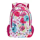 High School New Fashion Flower Pattern Design High Quality School Backpack