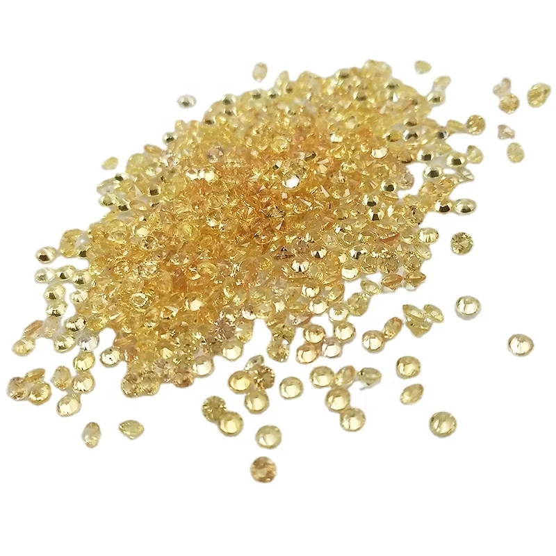 Kahkashan Jewelry Natural Yellow Sapphire Round brilliant Cut Cab Diamond Cut 0.8mm 1.0mm 2.0mm Stock Wholesale
Kahkashan Jewelry Natural Yellow Sapphire Round brilliant Cut Cab Diamond Cut 0.8mm 1.0mm 2.0mm Stock Wholesale
