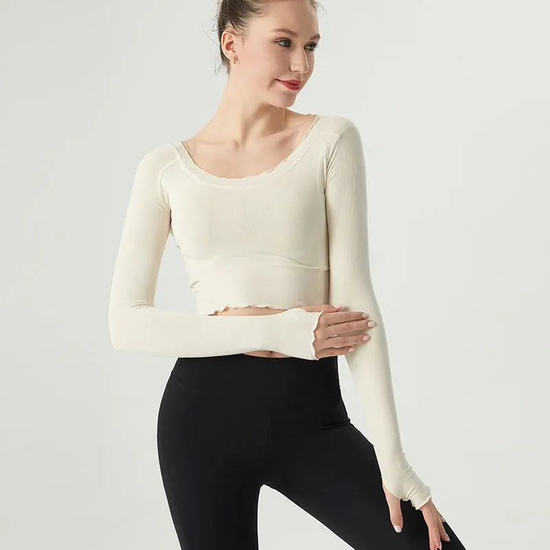 In Stock Long Sleeve Bodyshaping Sweat Stylish Casual Sport Yoga Running Round Neck Women Fitness Shirts, Customized colors
In Stock Long Sleeve Bodyshaping Sweat Stylish Casual Sport Yoga Running Round Neck Women Fitness Shirts, Customized colors
