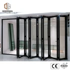 Cheap Factory Price aluminium glass folding doors door sliding