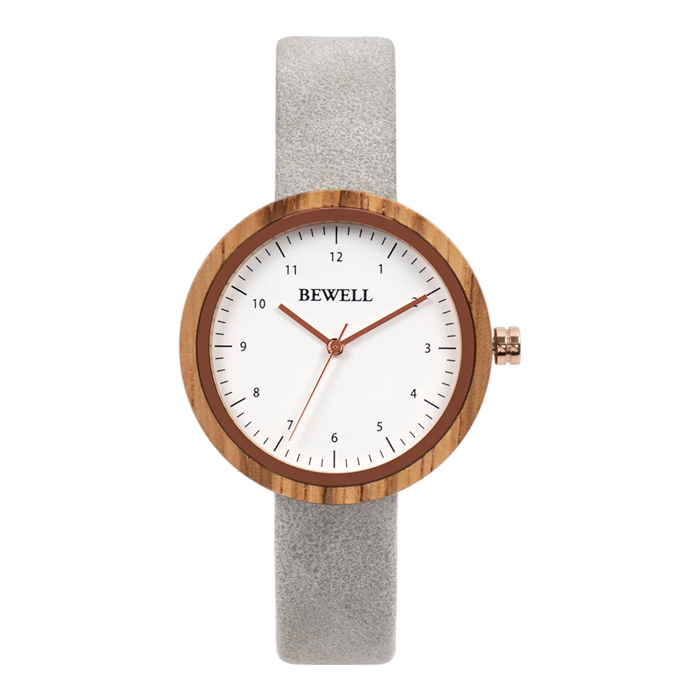 Hot sale ladies watches Vegan Leather strap Quartz watches customized wood wrist watch
Hot sale ladies watches Vegan Leather strap Quartz watches customized wood wrist watch
