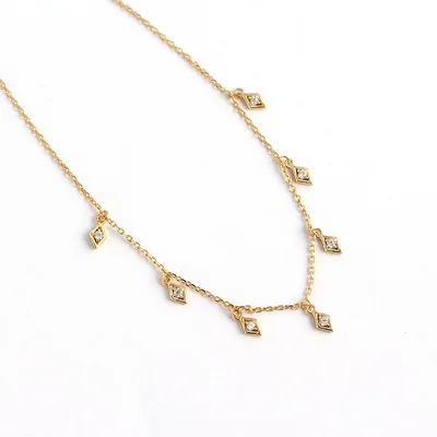 New trend tassel necklace 925 sterling Silver geometric pendant collarbone chain necklace, Gold,white gold
New trend tassel necklace 925 sterling Silver geometric pendant collarbone chain necklace, Gold,white gold