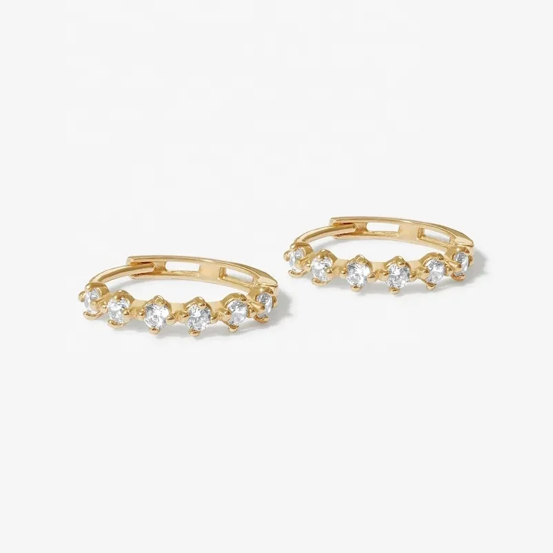 YINJU 925 Sterling Silver Brilliant Cubic Zircon HIgh Quality Polish Huggie Hoop Earring Women
YINJU 925 Sterling Silver Brilliant Cubic Zircon HIgh Quality Polish Huggie Hoop Earring Women