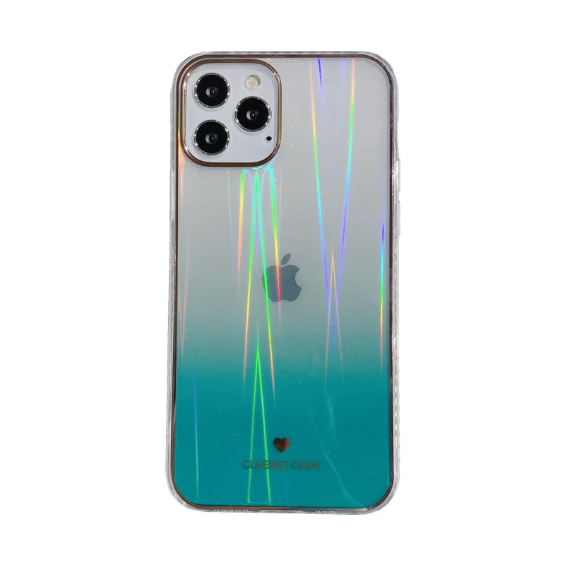 Aurora gradient laser mobile phone case for iPhone12 pro max bags Acrylic material for iPhone 7/8 x/xs msmax 11
Aurora gradient laser mobile phone case for iPhone12 pro max bags Acrylic material for iPhone 7/8 x/xs msmax 11