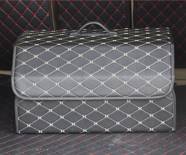 Large Capacity Auto Multiuse Storage Bag Car Trunk Organizer Box Stowing Tidying Leather Folding For Emergency Storage Box
Large Capacity Auto Multiuse Storage Bag Car Trunk Organizer Box Stowing Tidying Leather Folding For Emergency Storage Box