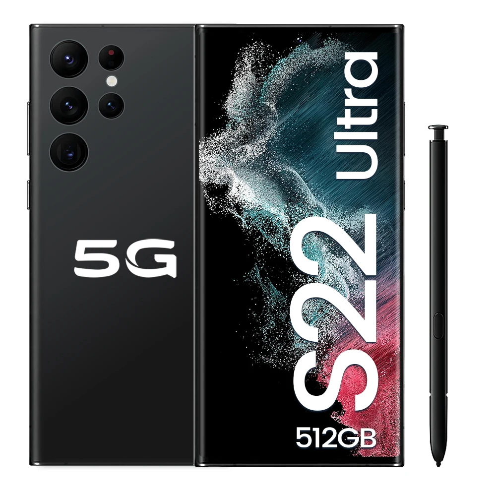 Hot Selling S22 ULTRA 16GB+512GB 7.2 Inch full Display Android 10.0 Mobile Cell Smart phone
Hot Selling S22 ULTRA 16GB+512GB 7.2 Inch full Display Android 10.0 Mobile Cell Smart phone