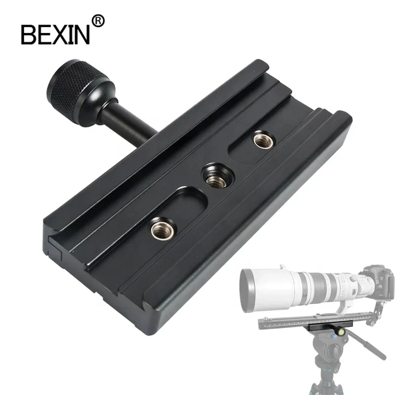BEXIN Camera Head Clamp Quick Release Plate Clamp Tripod Accessories Outdoor Travel Photography Long120mm for Camera TripodStand, Black
BEXIN Camera Head Clamp Quick Release Plate Clamp Tripod Accessories Outdoor Travel Photography Long120mm for Camera TripodStand, Black