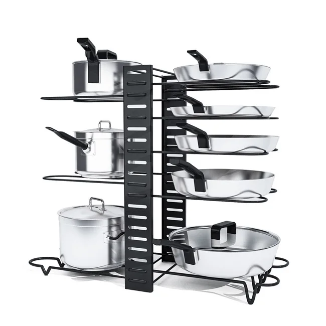 Dropshipping Black Metal Kitchen Cabinet Pantry Pan Cover Lid Holder Pot Rack Organizer
Dropshipping Black Metal Kitchen Cabinet Pantry Pan Cover Lid Holder Pot Rack Organizer