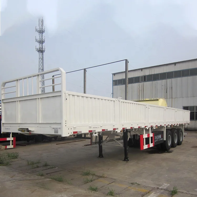 Side wall semi trailer for container or cargo