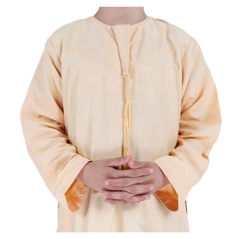 Best Quality Muslim Clothing Thobe For Boy Long Sleeve Cotton Oman Style Kids Boy Jilbab, 6 colors mix
Best Quality Muslim Clothing Thobe For Boy Long Sleeve Cotton Oman Style Kids Boy Jilbab, 6 colors mix