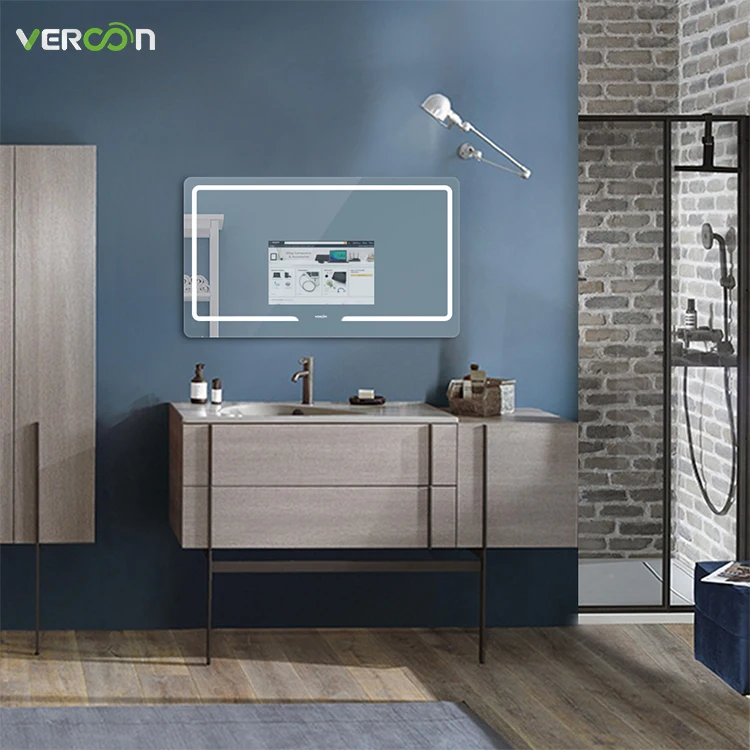 Waterproof HD touch screen bathroom mirror Wifi Android smart home mirror TV smart led mirrors
Waterproof HD touch screen bathroom mirror Wifi Android smart home mirror TV smart led mirrors