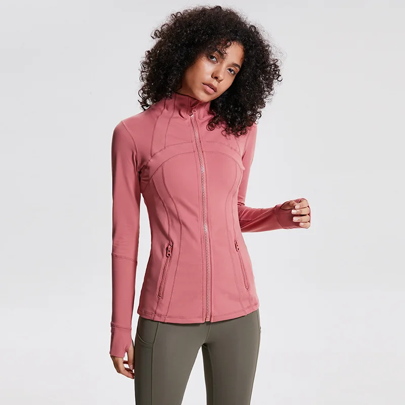 Women's Yoga Jacket Full Zip Athletic Long Sleeve Running Top with Thumb Holes Sports Wear
Women's Yoga Jacket Full Zip Athletic Long Sleeve Running Top with Thumb Holes Sports Wear