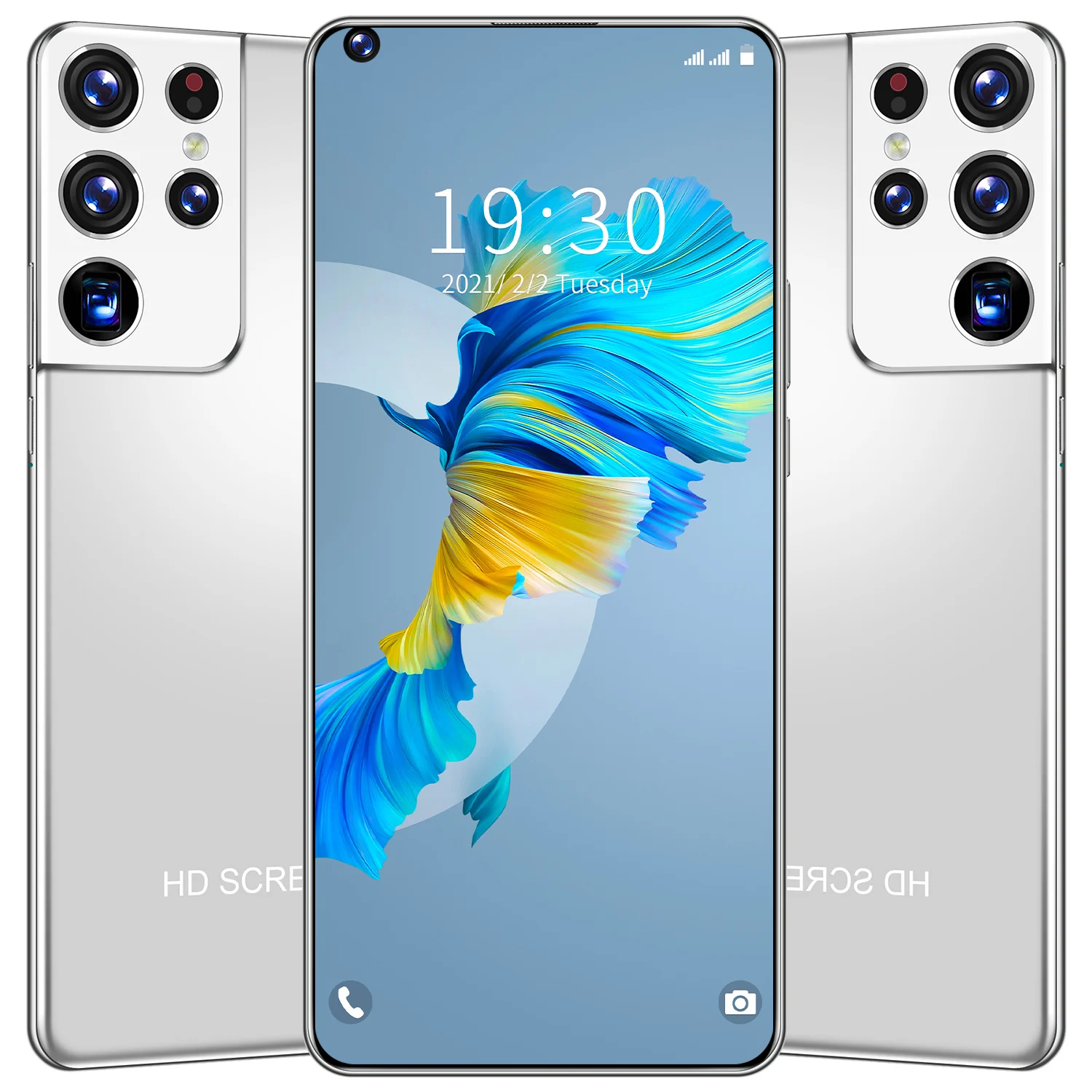 Hot Selling S21Ultra 7-inch Full Screen Quad Camera 4G Global Version Dual SIM Card Large Capacity Smartphone
Hot Selling S21Ultra 7-inch Full Screen Quad Camera 4G Global Version Dual SIM Card Large Capacity Smartphone