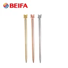 KD964006 OEM Fancy Animal Head Twist Mechanism Ballpoint Metal Pen With Customized Logo