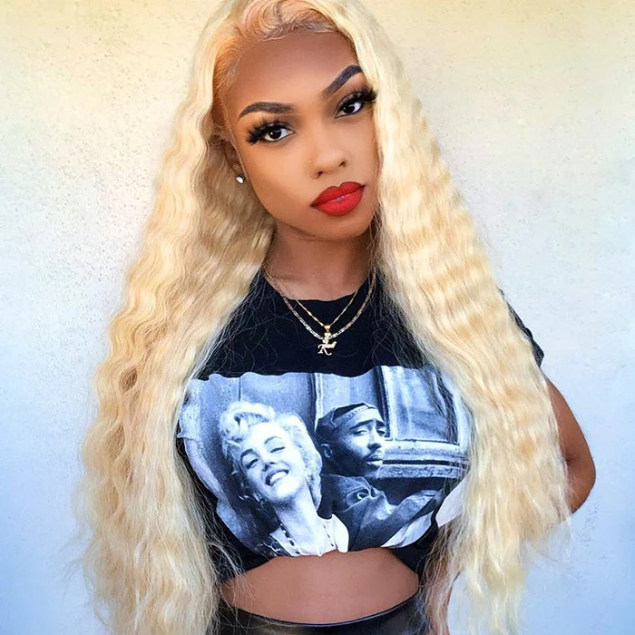 wholesale full lace wig short blonde 613 100% virgin remy human hair lace front wig with closure, bob deep curly lace front wig, Natural color
wholesale full lace wig short blonde 613 100% virgin remy human hair lace front wig with closure, bob deep curly lace front wig, Natural color