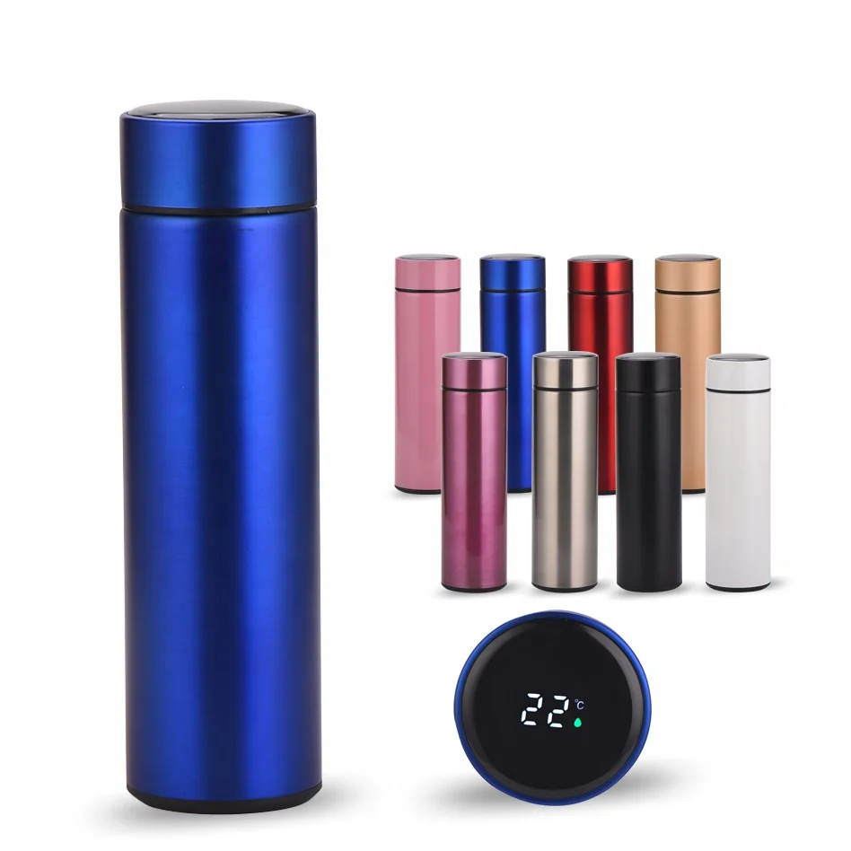 BO 500ml Stainless Steel Smart Vacuum Thermos Cup Flask with LED Temperature Display Lid Custom Logo Smart Thermal Vacuum Cup
BO 500ml Stainless Steel Smart Vacuum Thermos Cup Flask with LED Temperature Display Lid Custom Logo Smart Thermal Vacuum Cup