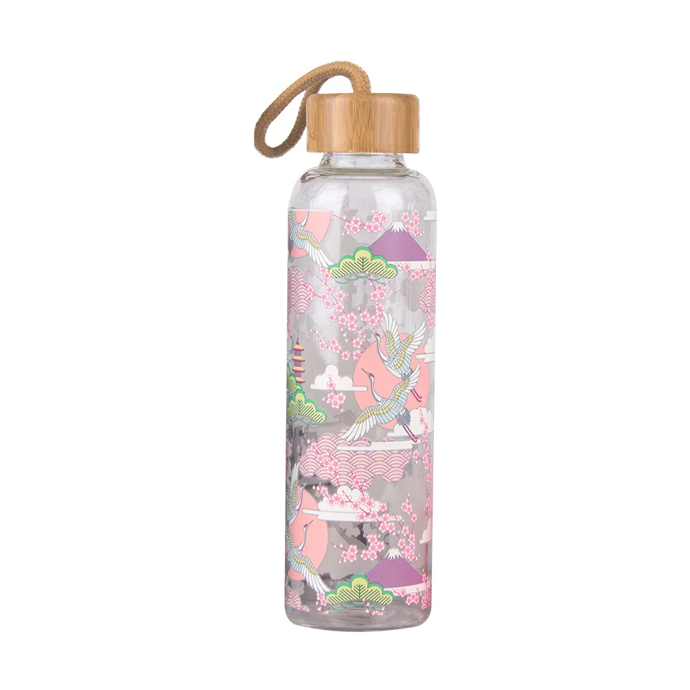 Mikenda Glass Water Bottle With Bamboo Lid Custom Design Water Bottles Glass, Can be customized
Mikenda Glass Water Bottle With Bamboo Lid Custom Design Water Bottles Glass, Can be customized