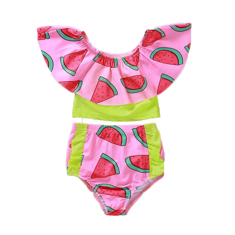 Wholesale pink flying sleeve watermelon swimsuit newborn children infant kids toddlers baby clothing set girl
Wholesale pink flying sleeve watermelon swimsuit newborn children infant kids toddlers baby clothing set girl