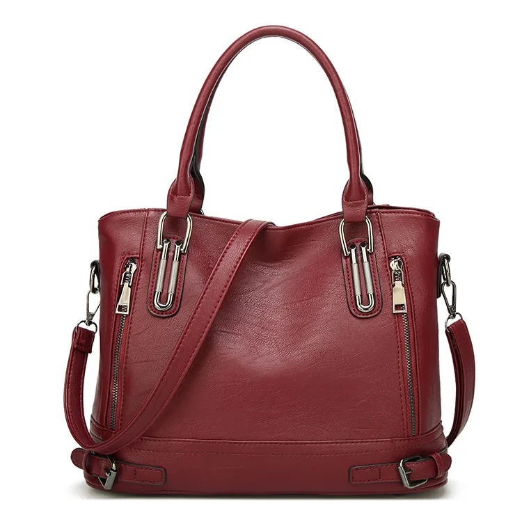 2020 hot sale new double zipper Europe and America Premium Quality Leather Handbag For Women shoulder purses
2020 hot sale new double zipper Europe and America Premium Quality Leather Handbag For Women shoulder purses