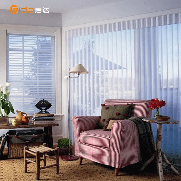 QIDA Graceful Vertical Hanas Blinds Glare blocking with manual control, As you request, various
QIDA Graceful Vertical Hanas Blinds Glare blocking with manual control, As you request, various