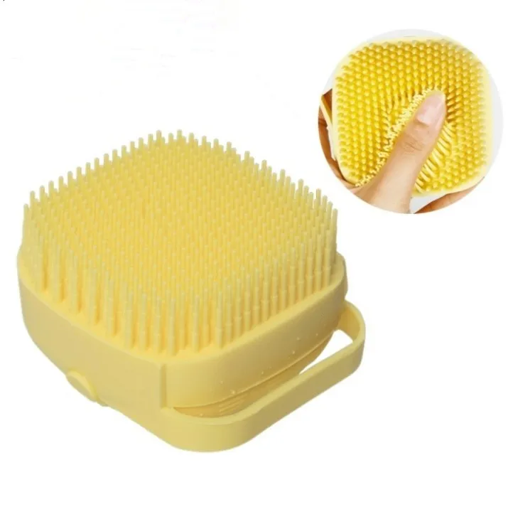 2020 New products silicone bath massage brush with shampoo shower brush, Green, yellow,pink
2020 New products silicone bath massage brush with shampoo shower brush, Green, yellow,pink