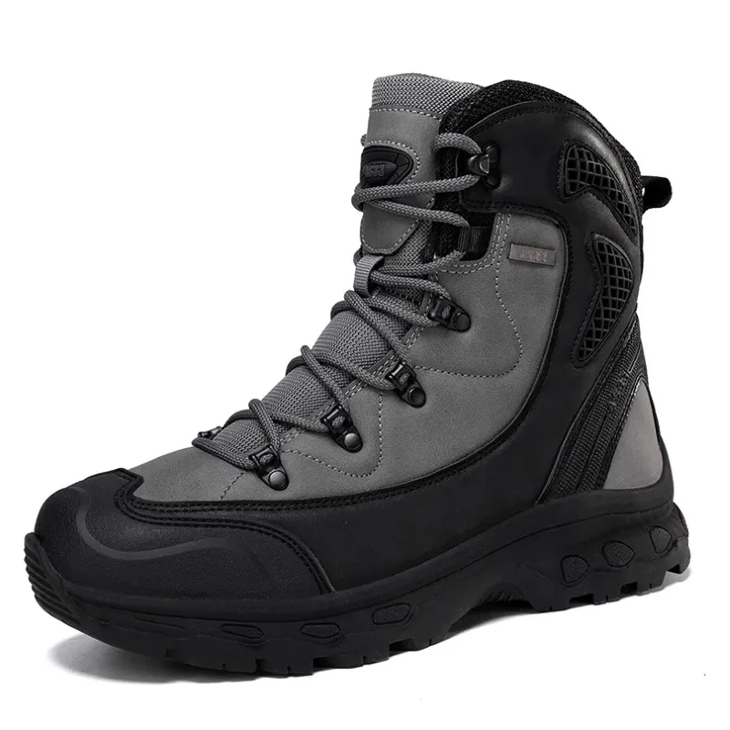 New Manufacturer's Stock Large Size Outdoor Snow Boots For Men High-Quality Wear-Resistant Winter Hiking Boots
New Manufacturer's Stock Large Size Outdoor Snow Boots For Men High-Quality Wear-Resistant Winter Hiking Boots