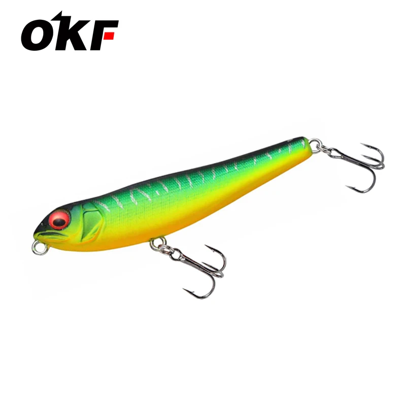 Artificial Bait Pencil Lure 71mm 7g Whopper Plopper Hard Bait Sinking Dog Walking Trout Pencil Fishing Lure, 8colors
Artificial Bait Pencil Lure 71mm 7g Whopper Plopper Hard Bait Sinking Dog Walking Trout Pencil Fishing Lure, 8colors