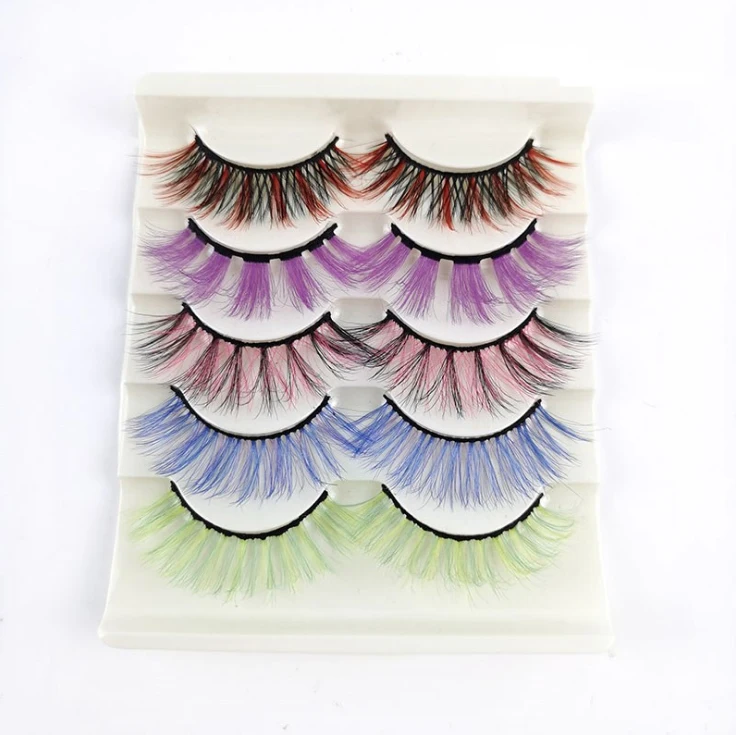 2021 Eyelash vendor custom packaging box 5 pair fiber eyelashes 5 pair faux mink eyelash set, Multicolors
2021 Eyelash vendor custom packaging box 5 pair fiber eyelashes 5 pair faux mink eyelash set, Multicolors