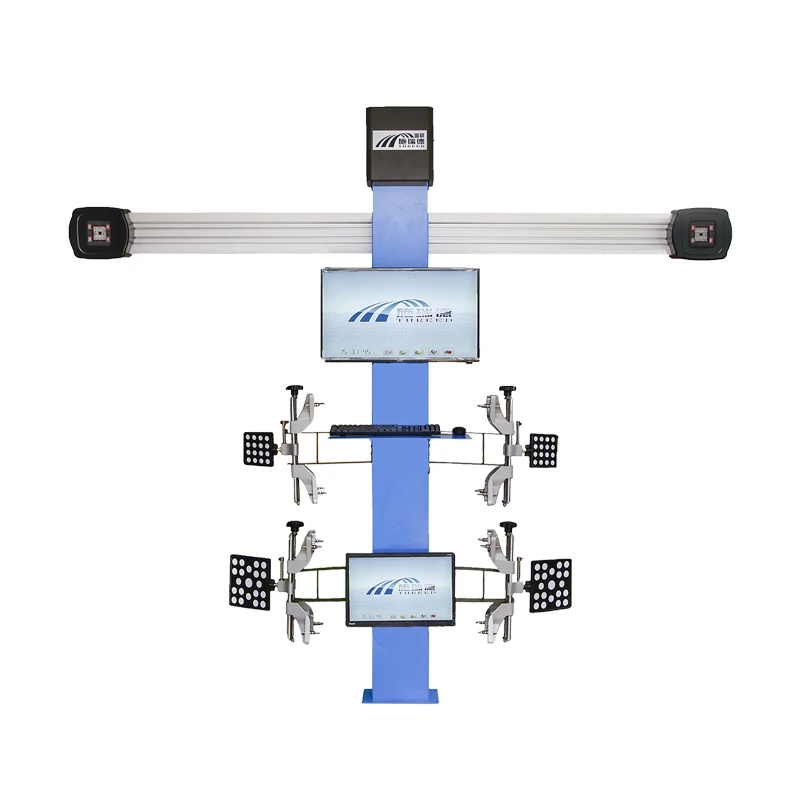 small target 3d 4 wheel alignment machine with CE good price double monitor