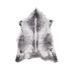 Latest modern design animal pattern living room faux fur area luxury carpet rugs