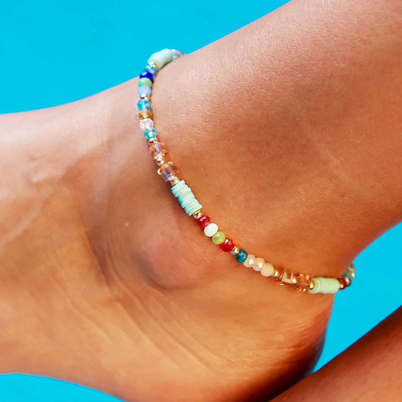 High Quality Handmade Charm Small Beads Ankle Bracelet Summer Beach Holiday Anklets Foot Jewelry for Women BHAP016, Colorful
High Quality Handmade Charm Small Beads Ankle Bracelet Summer Beach Holiday Anklets Foot Jewelry for Women BHAP016, Colorful