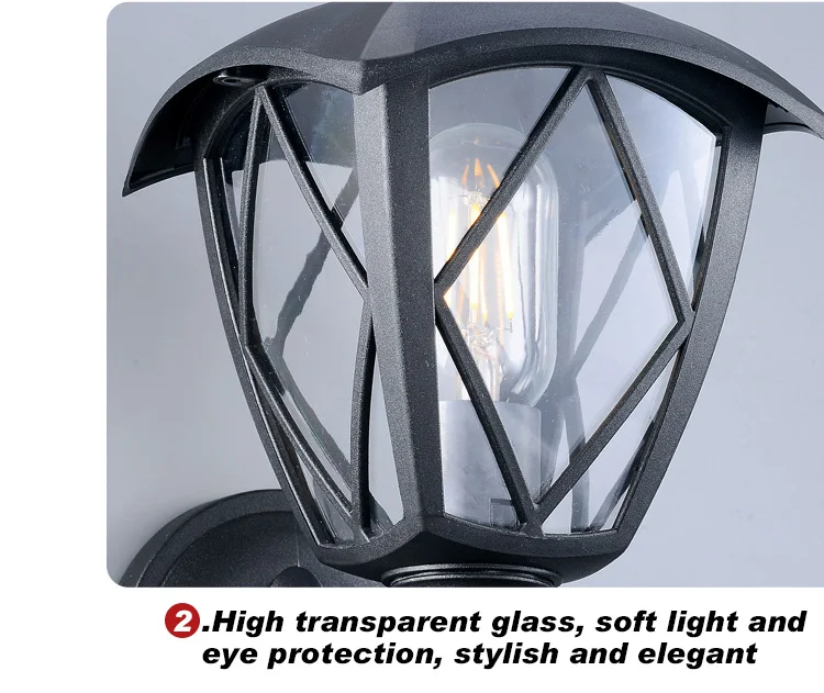 Most Popular Decor Creative Outdoor Wall Lamps For Garden Gallery