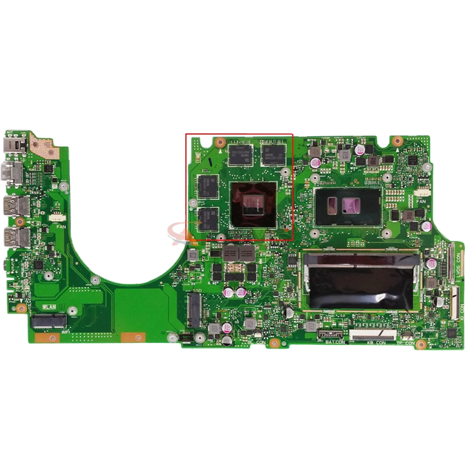 

UX510UW Laptop Motherboard I5 I7 6th Gen 7th Gen CPU GTX950M GTX960M GPU For Asus ZenBook UX510UX UX510UWK UX510UXK Mainboard