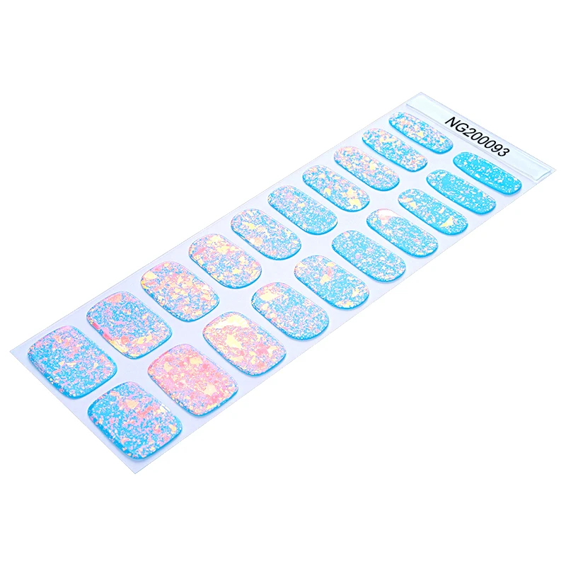 Free sample new brocade Reflective design popular cloud damask glitter Semi-cured Gel Nail Strips art nail stickers
Free sample new brocade Reflective design popular cloud damask glitter Semi-cured Gel Nail Strips art nail stickers