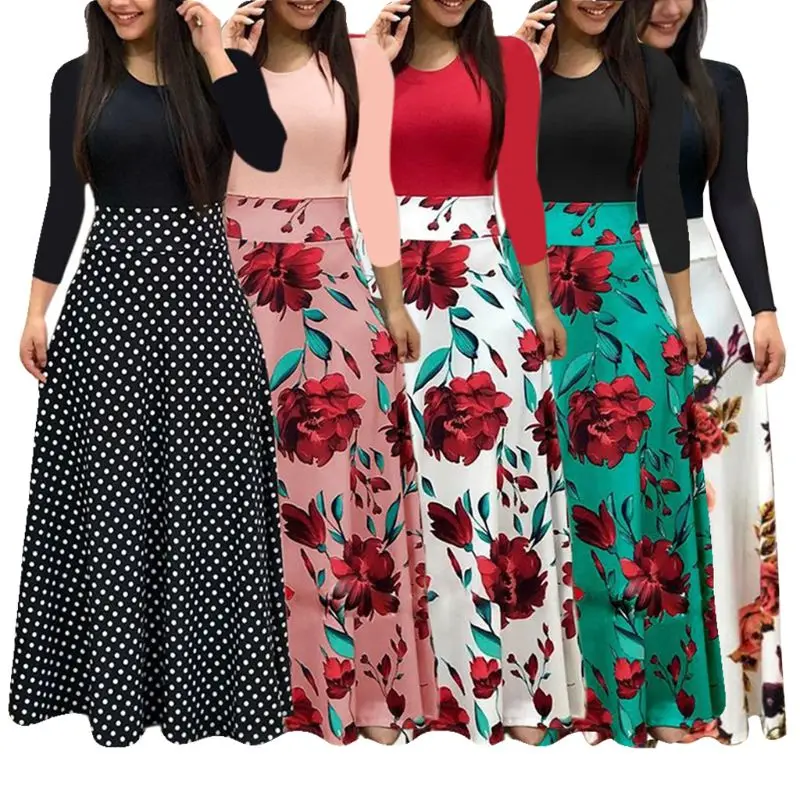 Floral Summer Beach Elegant Evening Party Women Clothes Plus Size Casual Maxi Dresses, Customized color
Floral Summer Beach Elegant Evening Party Women Clothes Plus Size Casual Maxi Dresses, Customized color