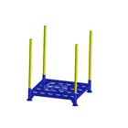 Detachable storage stacking rack steel stacking post pallet